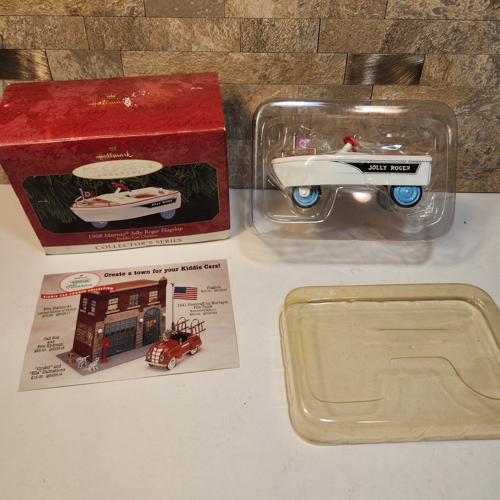 Hallmark 1999 Kiddie‎ Car Classics 1968 Murray Jolly Roger Ornament QX6279